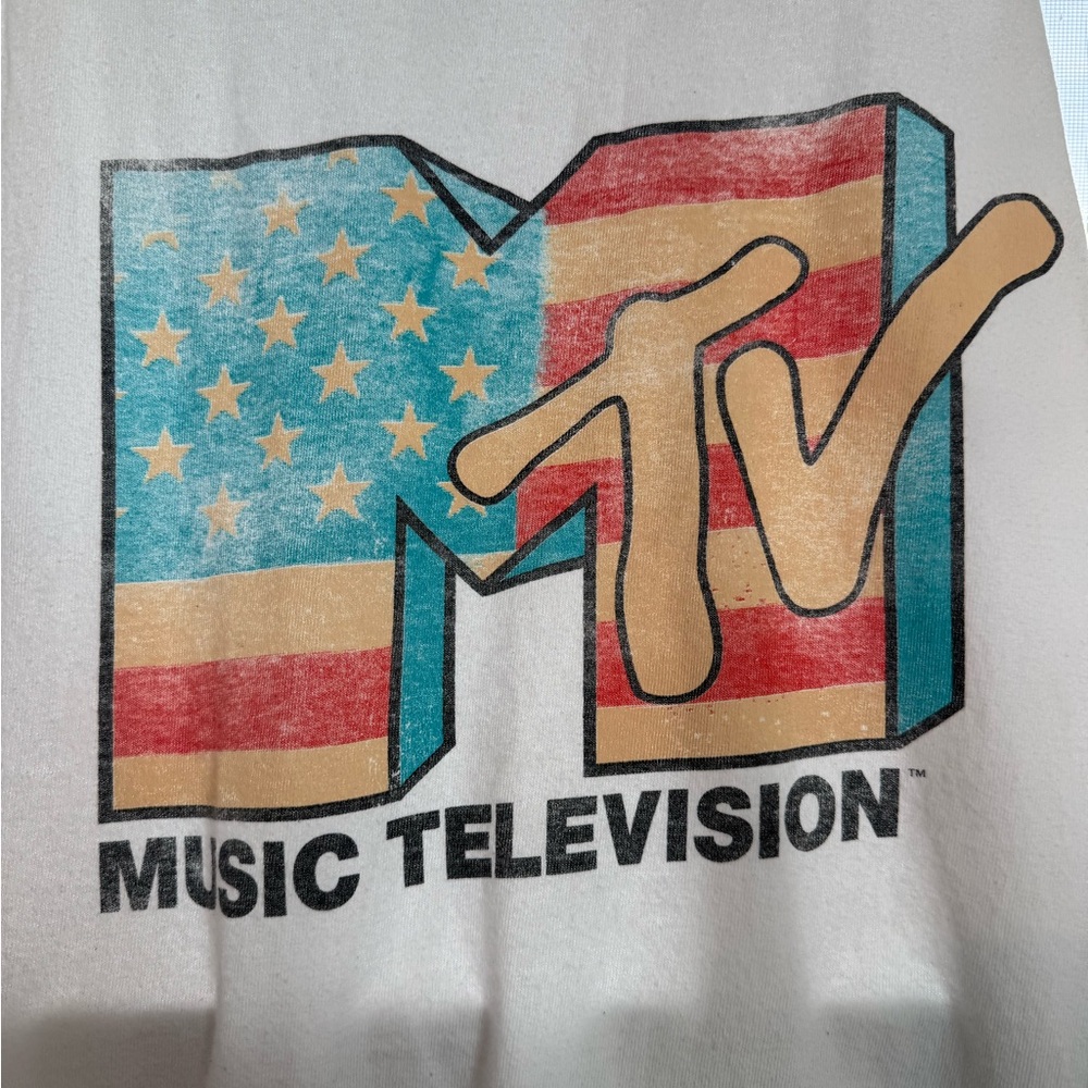 MTV Patriotic White Tank Top - Picture 2 of 5